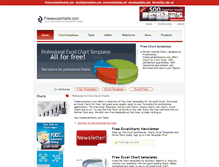 Tablet Screenshot of freeexcelcharts.com
